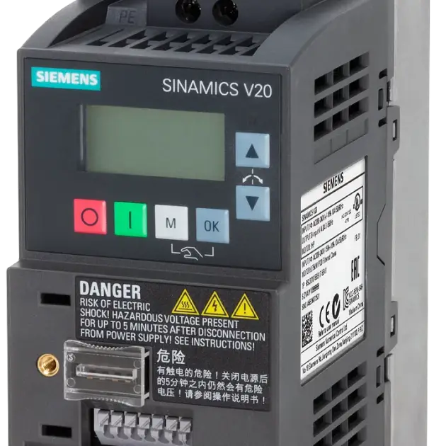 Siemens SINAMICS V20 6SL3210-5BB17-5UV1 AC Sürücü