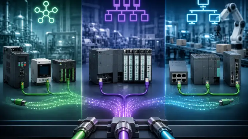 Modbus, Profibus ve Profinet