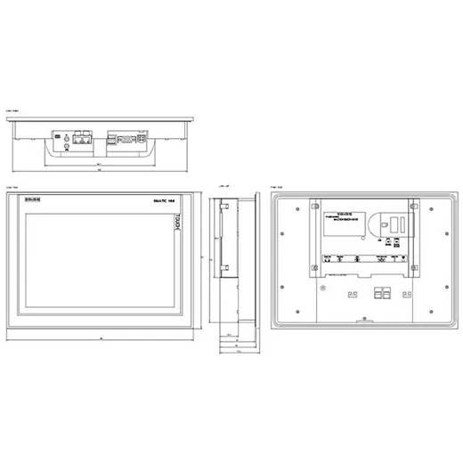 Siemens SIMATIC HMI TP1200 Comfort 12,1 İnç Dokunmatik Operatör Paneli - Görsel 2