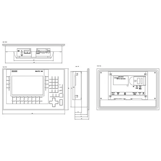 Siemens SIMATIC HMI KP700 Comfort 7 İnç Tuşlu Operatör Paneli - Görsel 2
