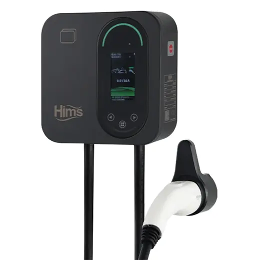 HİMS HCDK-22-S 22 kW Siyah Premium AC Wallbox Şarj İstasyonu - Görsel 3