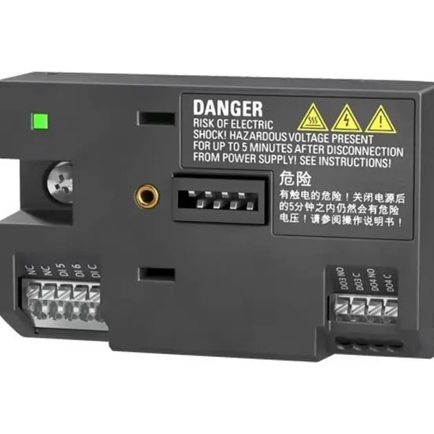 Siemens SINAMICS V20 I/O genişletme modülü, 2 dijital giriş ve 2 röle çıkışı