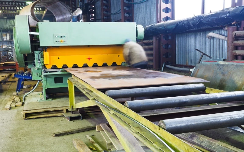 Levha metal kesme hattı