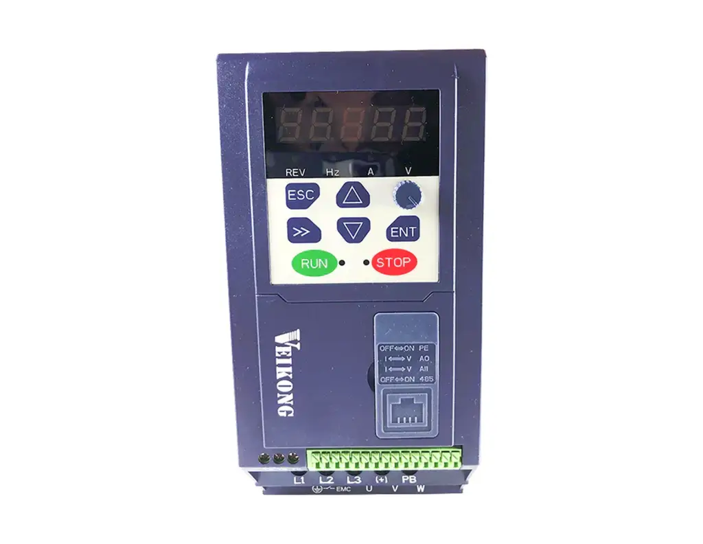 VEIKONG VFD500M 0,75 kW trifaze mikro vektör AC motor sürücü