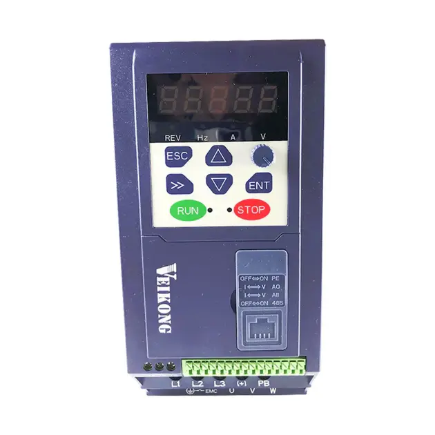 VEIKONG VFD500M 0,75 kW trifaze mikro vektör AC motor sürücü